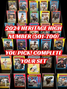 2024 Heritage High Number BASE #501-700 - You Pick! - QTY. DISCOUNT - Picture 1 of 2