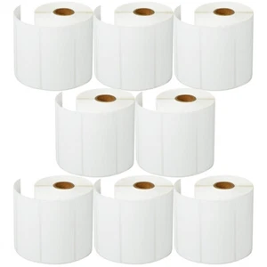 Etiqueta de franqueo de dirección térmica directa de 8 rollos 4"X2" para Zebra LP2844 GC420d ZP450 - Imagen 1 de 24