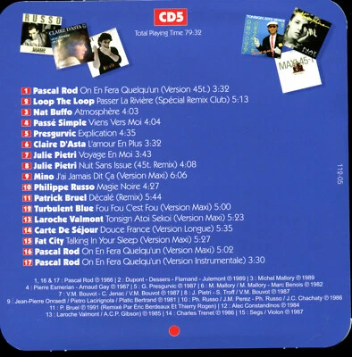 Les Années 80 Versions MAXI 45 t. CD Compilation Rareté VOL.1 CD5 - Image 1 of 2