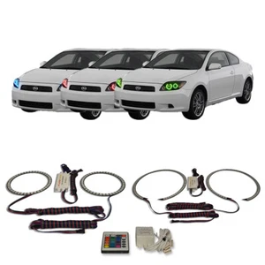 RGB Multi Color IR Headlight Halo kit for Scion tC 08-10 - Picture 1 of 6