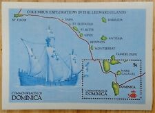 VINTAGE CLASSICS - Dominica 1987 - Columbus, Islands - S/S - Scott 1038 - MNH