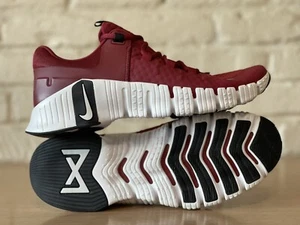 Nike Free Metcon 5 TB Team Crimson bianco nero FN6616-601 uomo taglia 10,5 crossfit - Foto 1 di 10
