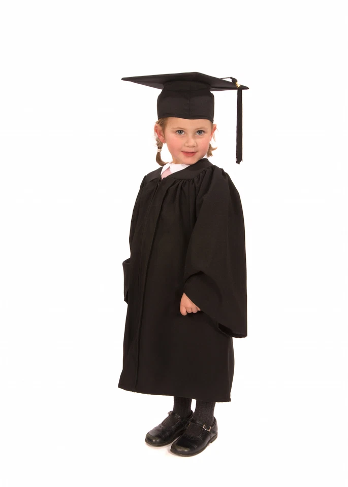 10 x Vestido y gorra de graduación para bebé para niños - mate Foto 1 de 1