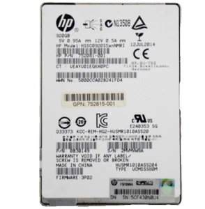 Disque dur SSD HP 752081-001 920 Go MLC SAS 6 Gbit/s 2,5" SFF 0b30149 - Photo 1/1
