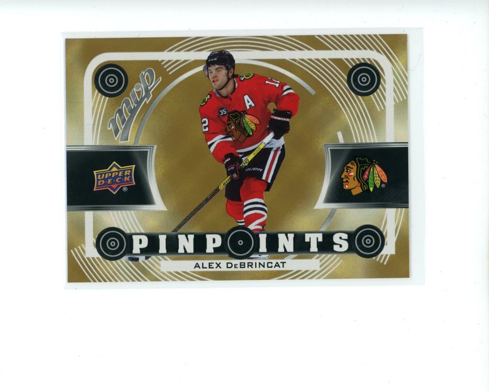 2022-23 Upper Deck MVP Pinpoints Gold Parallel #11 Alex DeBrincat - Image 1 of 1