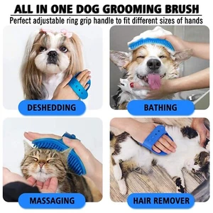 Dog Bath Brush | Dog Shampoo Brush | Dog Scrubber for Bath | Dog Bath Brush - Picture 1 of 9