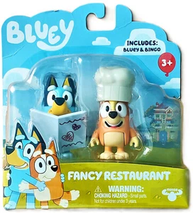 MOOSE BLUEY STORY STARTERS TWIN PACK - FANCY RESTAURANT BLUEY & BINGO - Picture 1 of 1