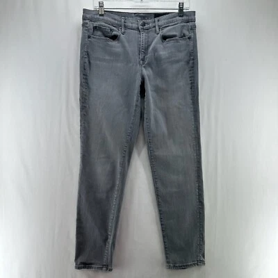 Vince Jeans Womens 28 Mason Relaxed Rolled Slim Ankle Mid Rise Stretch USA Gray - Image 1 of 4