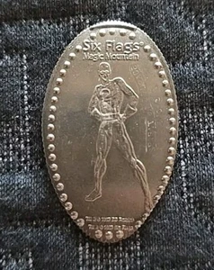 THE RIDDLER SIX FLAGS MAGIC MOUNTAIN PRESSED ELONGATED QUARTER - Picture 1 of 4