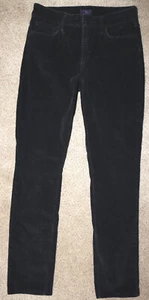 NYDJ Pants Womens Size 4 Black Corduroy Jeans Skinny Legging Casual Lift Tuck - Picture 1 of 5