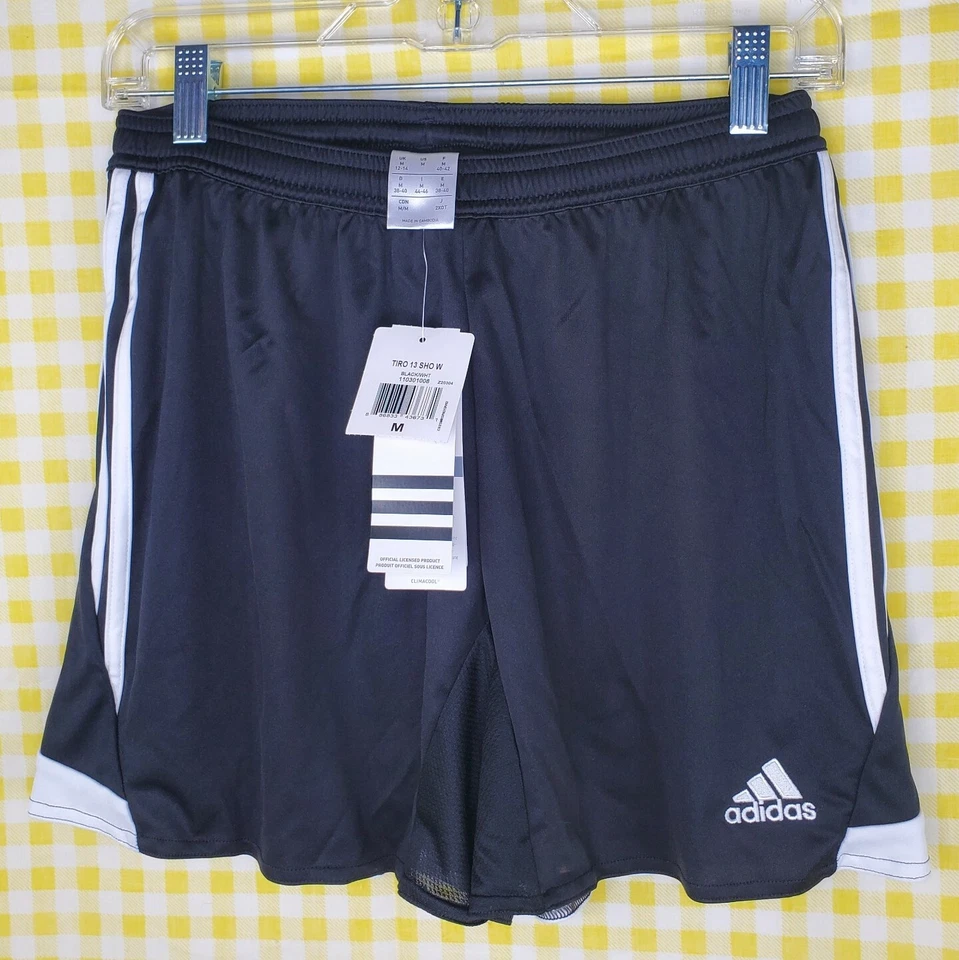 Nuevo con etiquetas Pantalones Cortos de Fútbol Adidas Tiro 13 Negro Cobalto/Blanco Juvenil Mediano - Reino Unido 12-14 Foto 1 de 4