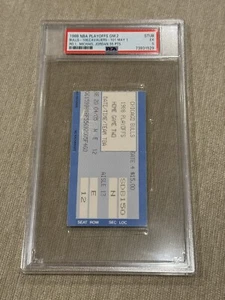 1988 BULLS CAVS PLAYOFFS 5/1 TICKET MICHAEL JORDAN 55 POINTS PSA 5 - Imagen 1 de 3