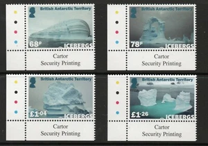 BAT Icebergs set marginal superb MNH condition. - Picture 1 of 1