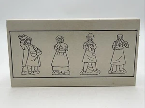 Dept. 56 Dickens Heritage Village Collection SHOPKEEPERS Set of 4 #5966-8 - Picture 1 of 9