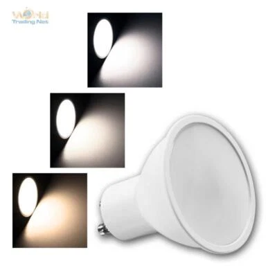 6W GU10 LED Strahler dimmbar, 1/5/10/20 Stück, 230V Leuchtmittel Spot Birne 120° - Bild 1 von 4