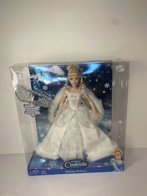 迪士尼灰姑娘假日公主特别版娃娃 2004 美泰 #G7982 NOS — 第 1/4 张图片