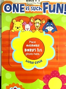 BABY'S 1ST Birthday Card with removable Magnetic Picture Frame Little Cutie 13-1 - Picture 1 of 6