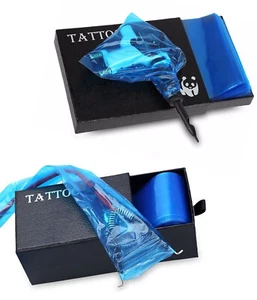 100x Clip-Cord Kabel Schutzhülle Sleeves + 100x Tattoo Maschinen Schutzhülle Bag - Bild 1 von 5