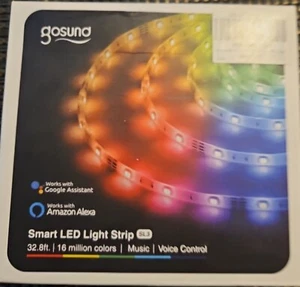 Gosund 32.8ft Smart LED Strip Lights works with Alexa and Google - Picture 1 of 3