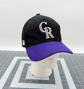 Vintage Sports Specialties MLB Colorado Rockies Two Tone Plain Logo Snapback Hat - Picture 1 of 11
