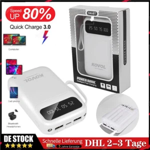Power Bank 50000 mAh 20 W USB C caricatore rapido batteria esterna caricabatterie cellulare - Foto 1 di 19
