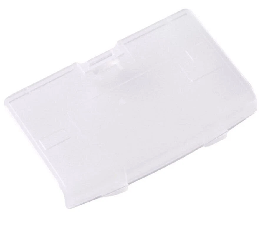 Crystal Clear Battery Cover Game Boy Advance for Nintendo GBA Replacement Door - Photo 1/1