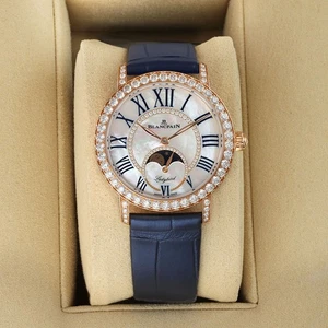 Blancpain Ladybird Automatic Moonphase 34.9mm 3662-2954-55B - Picture 1 of 11