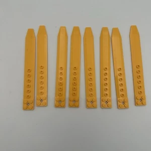 8 Lego Part 62743 Yellow Blades - Replacement - - Picture 1 of 3