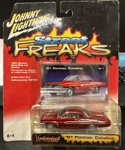 Johnny Lightning Kustomized 1961 Pontiac Catalina, Red, 1:64, T2 - Picture 1 of 1