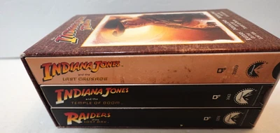 Indiana Jones trilogy VHS box set - Image 1 of 4