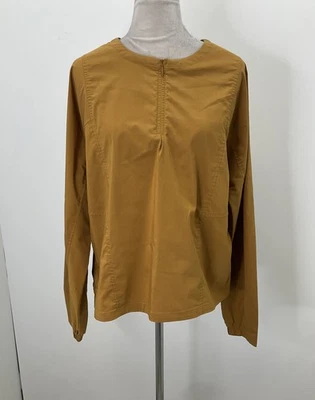 Lululemon Orange 1/4 Zip Long Sleeve Top Size 6 - Image 1 of 4