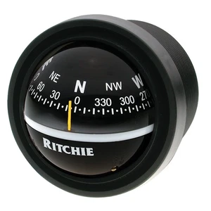 Ritchie V-57.2 Explorer Compass Dash Mount Black V-57.2 Boat Sailboat Marine - Picture 1 of 8