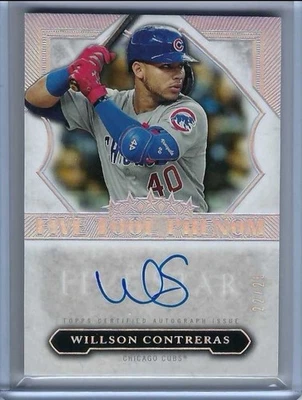Willson Contreras 2020 Topps Five Star Five Tool Phenom Autograph /25 - Image 1 of 2