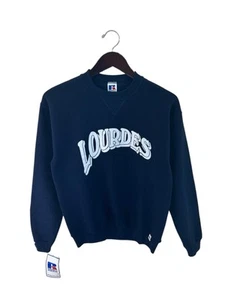 vintage our lady of lourdes sweatshirt youth size XL deadstock NWT 90s USA made - Picture 1 of 8