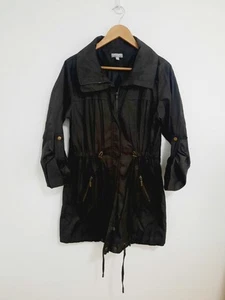 suzanne grae Chocolate Brown Long Length Jacket Small - Picture 1 of 9