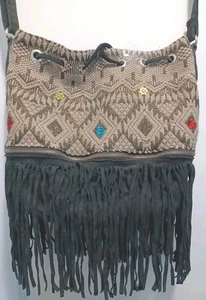 Boho Hippie Crossbody Hobo Schultertasche. Siehe Bilder - Bild 1 von 7