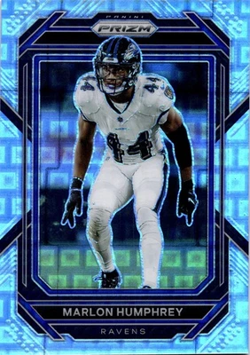 2022 Panini Prizm Pandora Premium Silver Holo /400 #24 Marlon Humphrey Ravens - Image 1 of 3