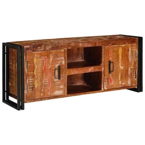 TV-Schränk Mehrfarbig 120 x 30 x 50 cm Massives Altholz - Bild 1 von 11