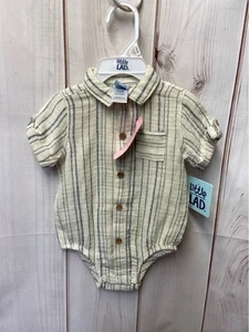 NWT Little Lad Boy's Size 3-6 Months Blue & White Outfit - Picture 1 of 6