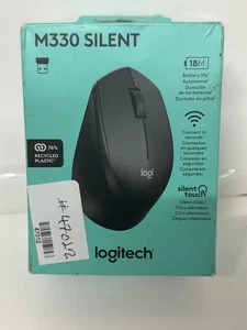 Logitech M330 SILENT Wireless Mouse with USB Nano Receiver Gray (47012) - Picture 1 of 3