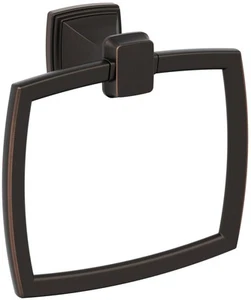 Amerock BH36032 Revitalize 6-13/16" Wall Mounted Towel Ring - Bronze - Picture 1 of 12