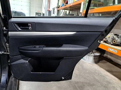 2011 Legacy Rh Pass Side Rear Door Interior Trim Panel Black J20 - Image 1 of 4
