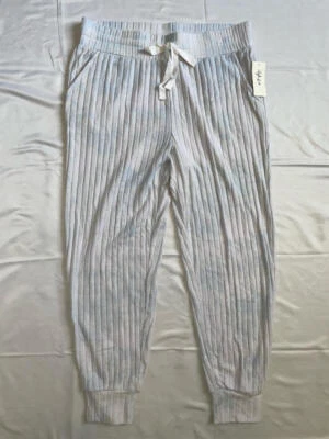 Precio de venta sugerido por el fabricante $40 Pantalones Jogger Acanalados Azul Tie-Dye Talla Pequeña Foto 1 de 3