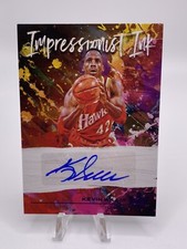 2020-21 Panini Court Kings Kevin Willis Impressionist Ink Auto #’d /35 Hawks