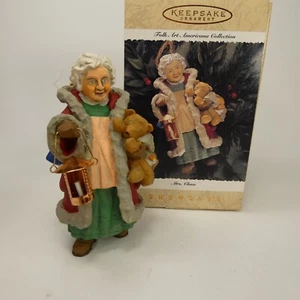 1996 PUNZE VOLKSKUNST AMERICANA MRS CLAUS SHOWCASE ORNAMENT - PAJVS - Bild 1 von 17
