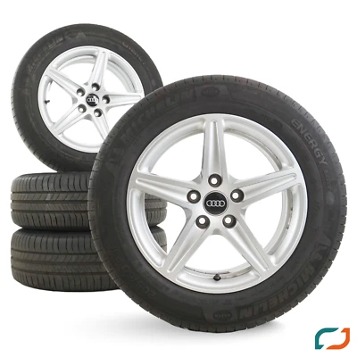 Original Audi A4 8W B9 Sommerräder Sommerreifen 8W0601025EF 16Zoll 205/60R16 92H - Bild 1 von 4