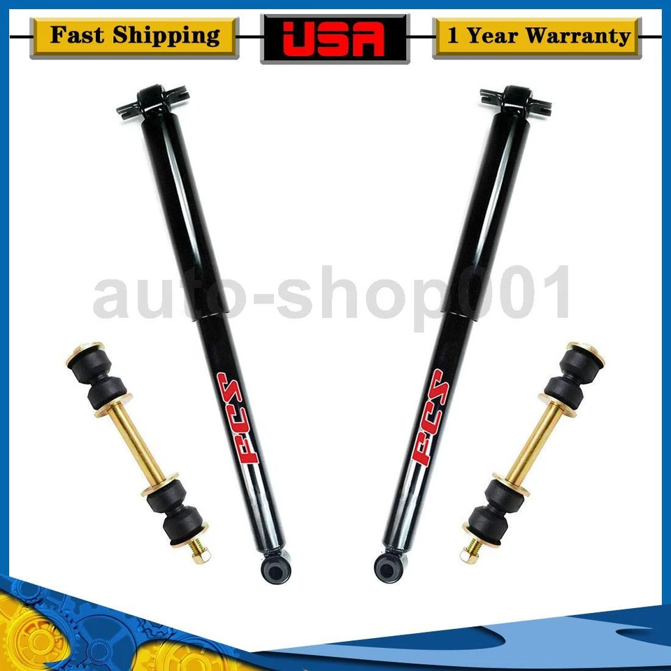 Kit de 4 amortiguadores traseros barra estabilizadora para Chevrolet Malibu 1967 1966 1965 1964 Foto 1 de 4