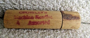 Crowley's Nähmaschinennadeln in Holzröhre 6 Nadeln TYP 30-80 - Bild 1 von 4