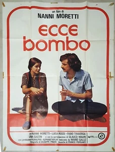 Manifesto 2F Ecce Bombo Nanni Moretti Luisa Rossi Lina Sastr 1977 - Imagen 1 de 3