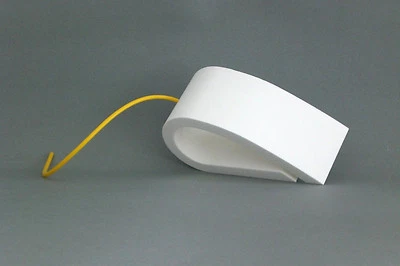 Türstopper Fensterstopper Türkeil Stopper Windowstop   weiß-gelb  Artikel-Design - Bild 1 von 3